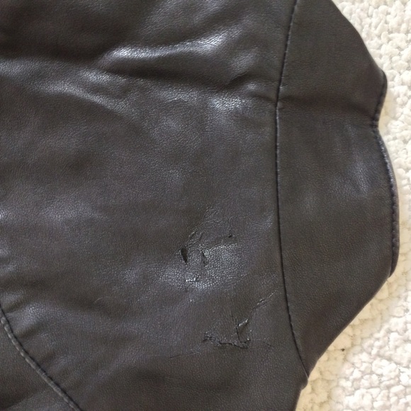 sale Sparkle and fade szM fauxleather jacket - Picture 6 of 8